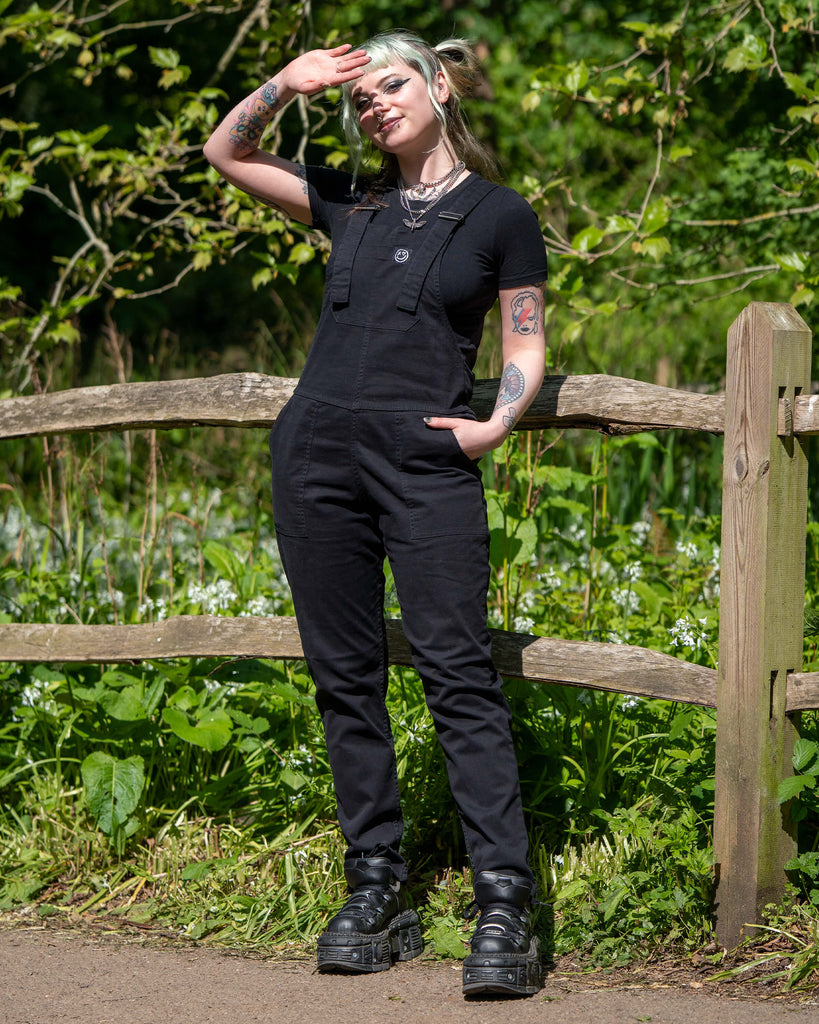 🐦⬛Jet Black Dungarees🐈⬛