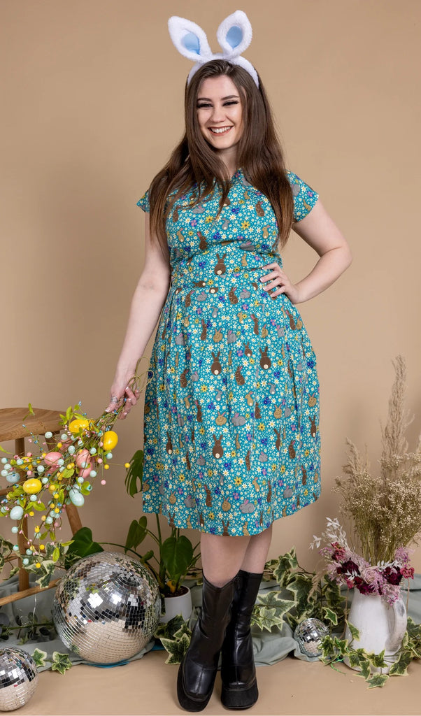 Bunny Stretch Belted Dress