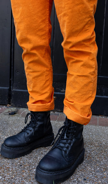 Neon Orange Dungarees