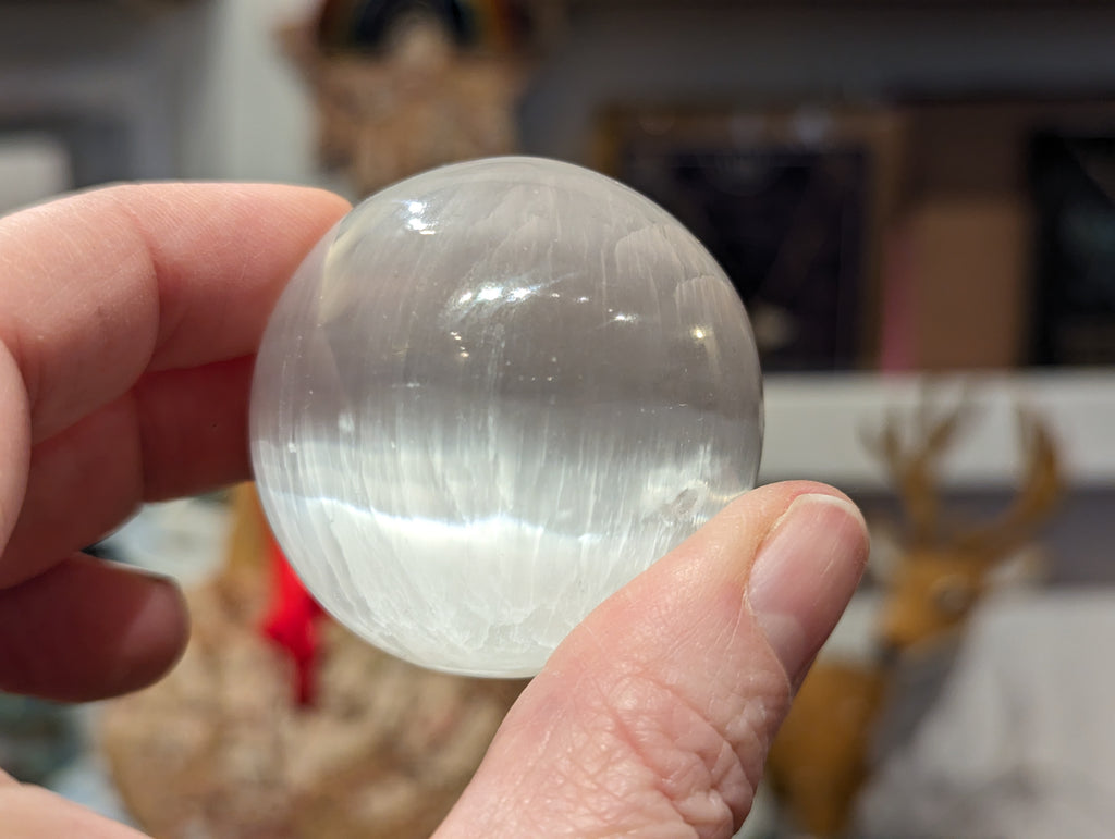 Selenite Moons