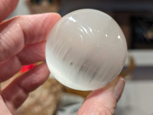 Selenite Moons