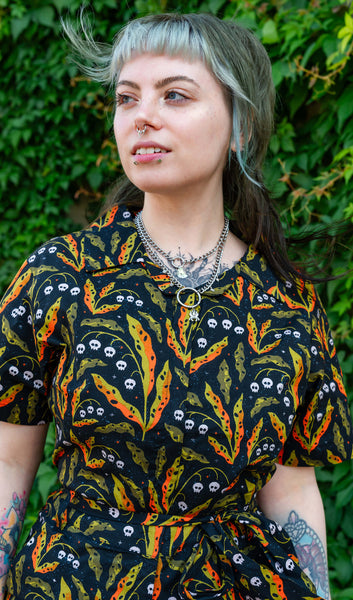 Poison Plants Jumpsuit - Clare Lewis and Run & Fly Collab
