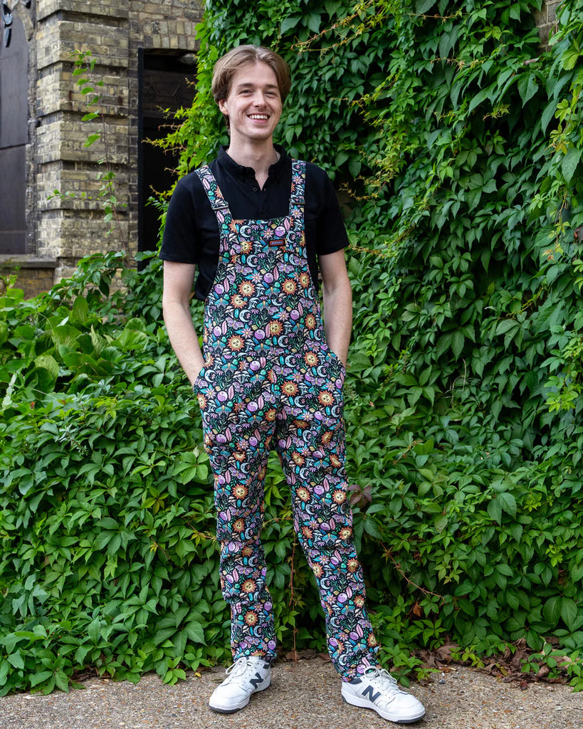 Run and Fly Boho Summer Stretch Twill Dungarees