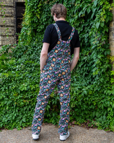 Run and Fly Boho Summer Stretch Twill Dungarees