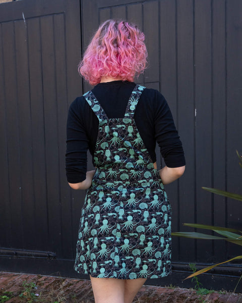 🐙Green Sea Creature Pinafore🐙