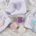 Crystal Hearts with a Gift Bag