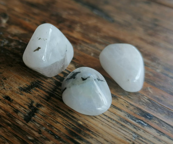 Rainbow Moonstone tumblestone