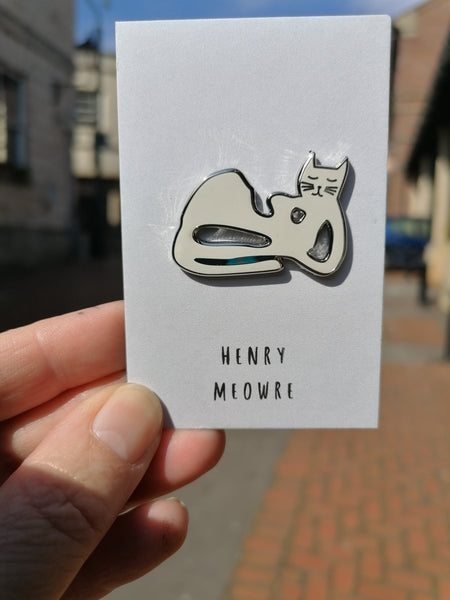 Henry Meowre Cat Pin