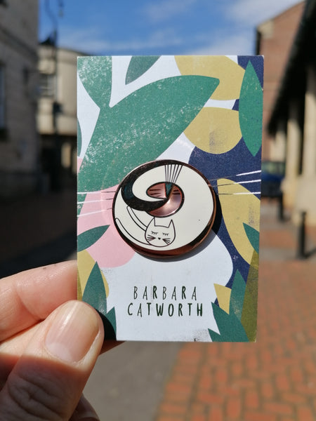Barbara Catworth Cat Pin