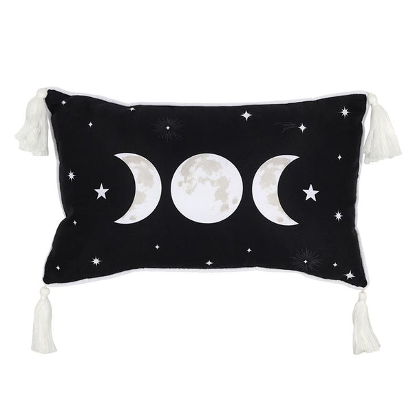 Black and White Moon Cushion