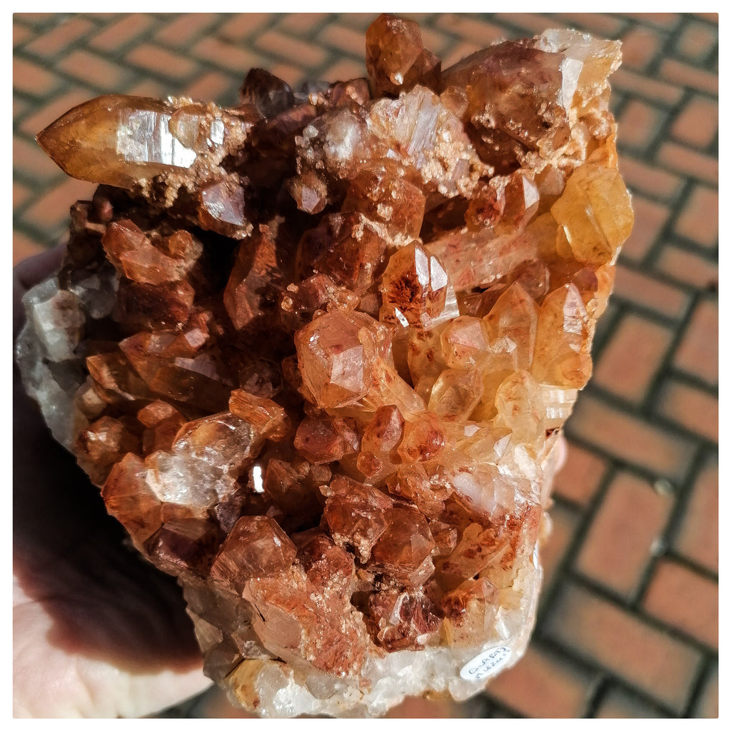 Hematoid Quartz Cluster