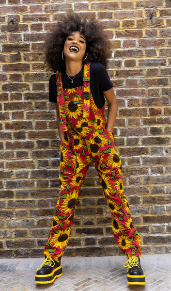 Sunflower Dungarees Red