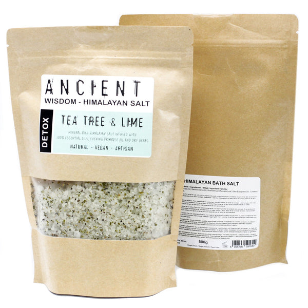 Detox: Tea Tree & Lime Essential Oils + Evening Primrose Oil