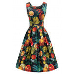 Tropical Fruits Retro Dress