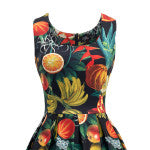 Tropical Fruits Retro Dress