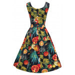 Tropical Fruits Retro Dress
