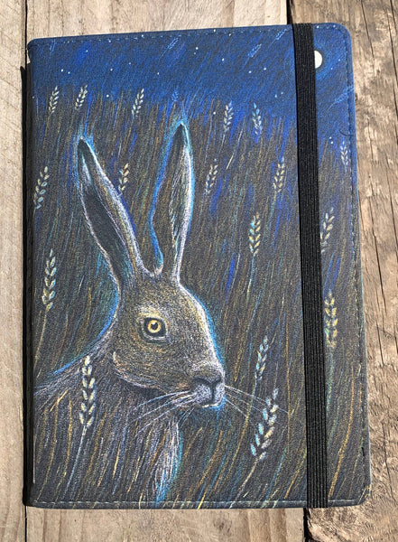 Hand Made Journals, printed in our studio in Cornwall: Owl