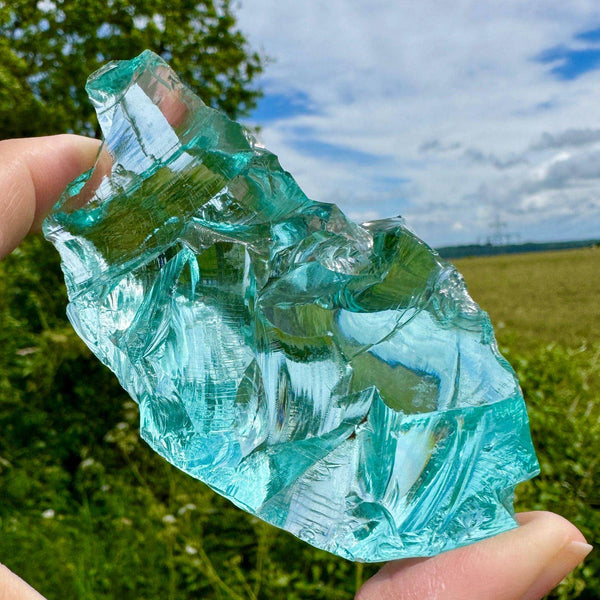 Aqua Obsidian Chunk 3cm Siren Stone Crystal Song of The Sea