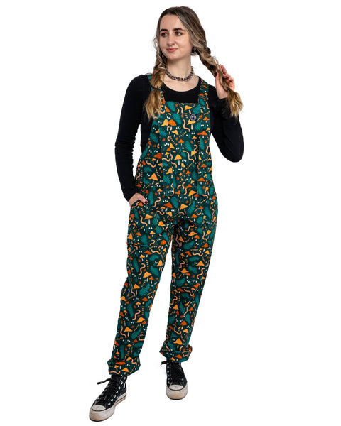 Rebel Romance x Clare Lewis Earthy Eden Stretch Dungarees: XS