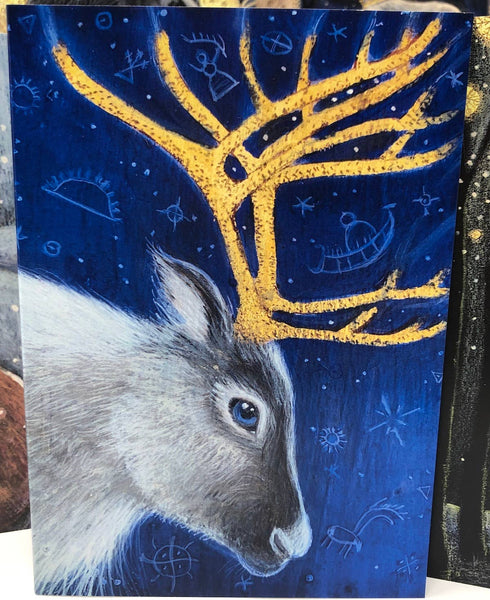 Awaiting the Snow Christmas greetings card pack