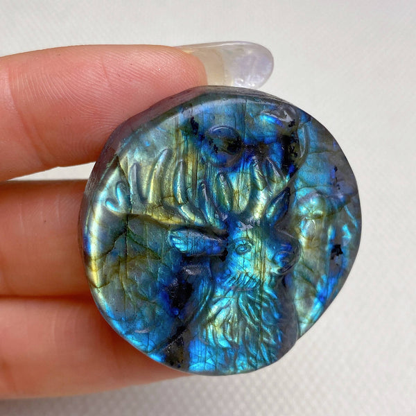 Natural Labradorite deer Healing wholesale: 2