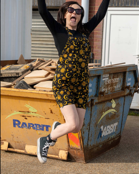 ✨Rebel Romance Celestial Sun & Moon Dungashorts✨