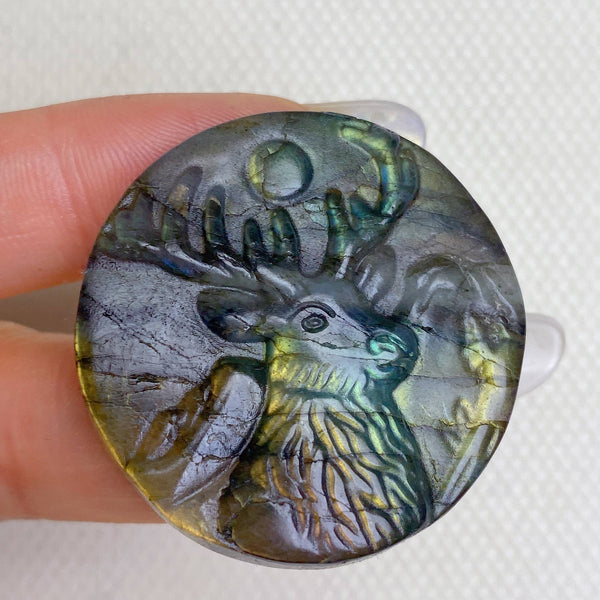 Natural Labradorite deer Healing wholesale: 2