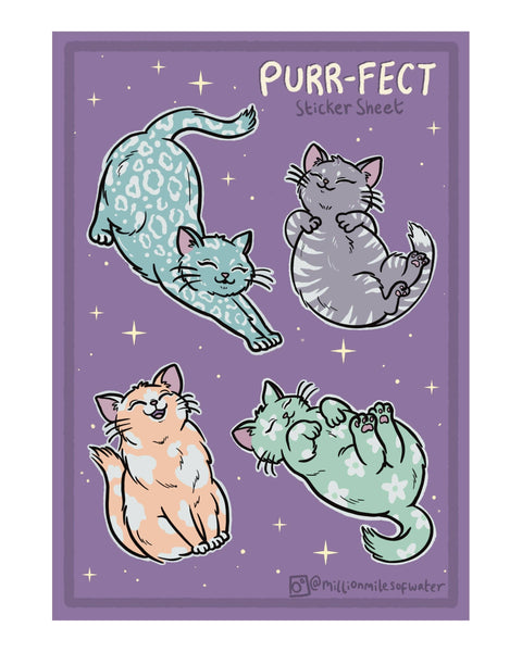 Rebel Romance x Abi Perry Purrfect Cats Stretch Dungarees: M