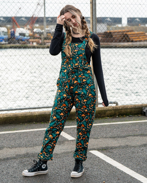 Rebel Romance x Clare Lewis Earthy Eden Stretch Dungarees: M