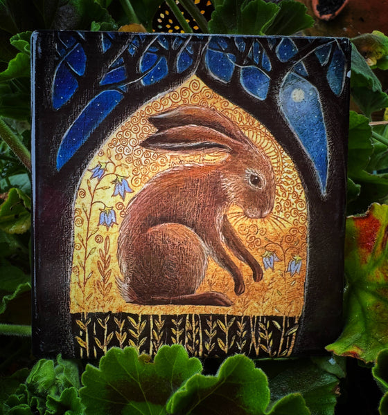 High quality Ceramic Coaster featuring Hares: All 4 designs