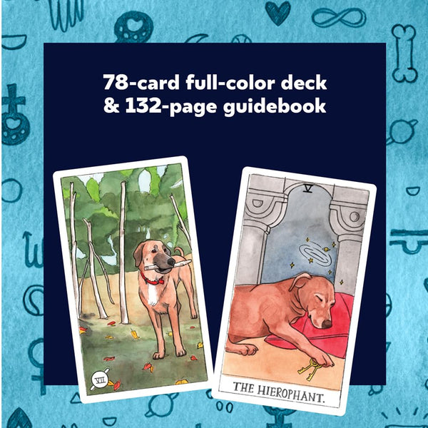 Dog Tarot: 78 Cards and Guidebook by Megan Lynn Kott