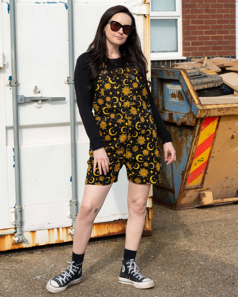 ✨Rebel Romance Celestial Sun & Moon Dungashorts✨