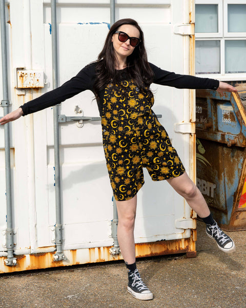 ✨Rebel Romance Celestial Sun & Moon Dungashorts✨