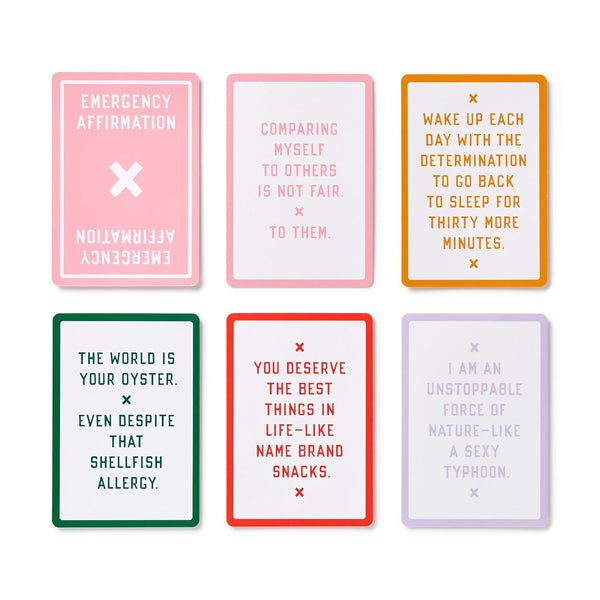Emergency Affirmations for Exceptionally Stupid Days Card Deck - Designed by Brass Monkeys