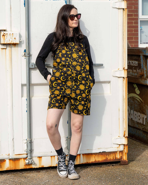 ✨Rebel Romance Celestial Sun & Moon Dungashorts✨