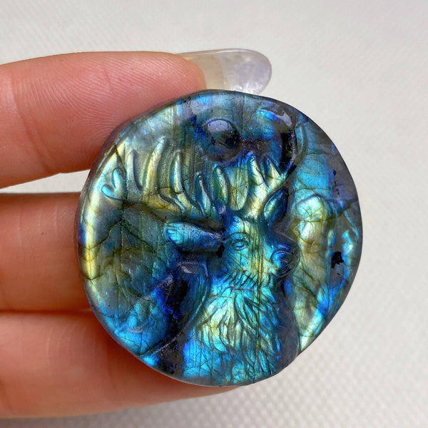 Natural Labradorite deer Healing wholesale: 2