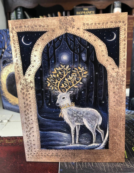 Awaiting the Snow Christmas greetings card pack