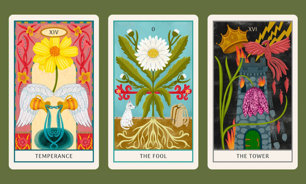 Floral Tarot: Access the Wisdom of Flowers - Illustrated by Nina Pace