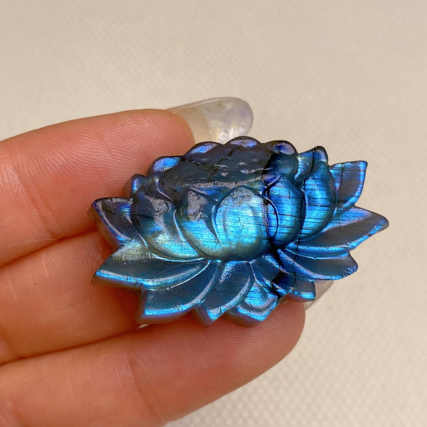 Natural Labradorite Lotus Healing wholesale: 1