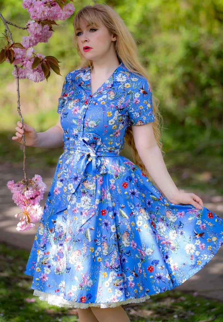 Wild Meadows Retro Shirt Dress – Butterfly Ball