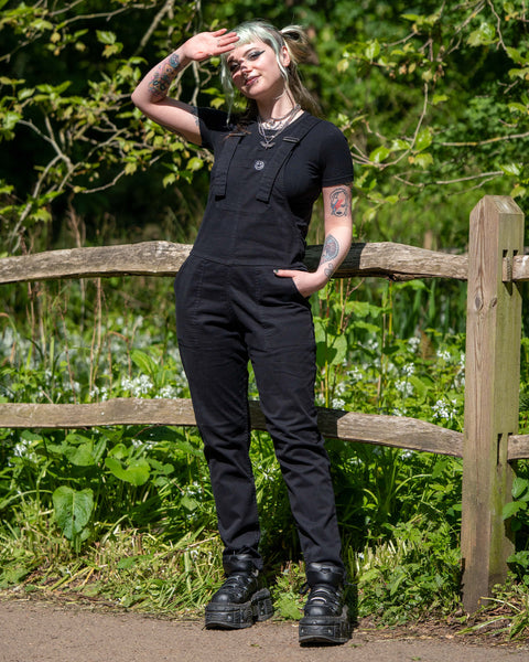 🐦‍⬛Jet Black Dungarees🐈‍⬛