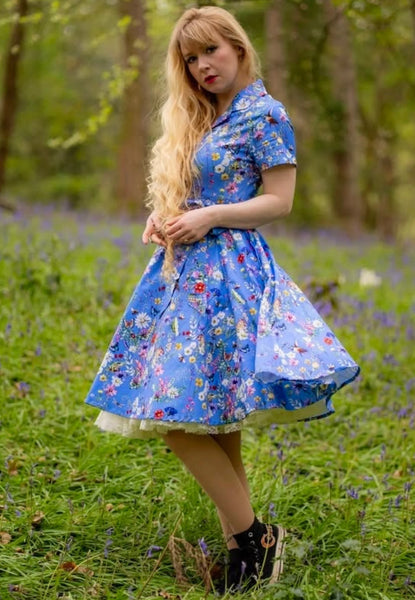 Wild Meadows Retro Shirt Dress