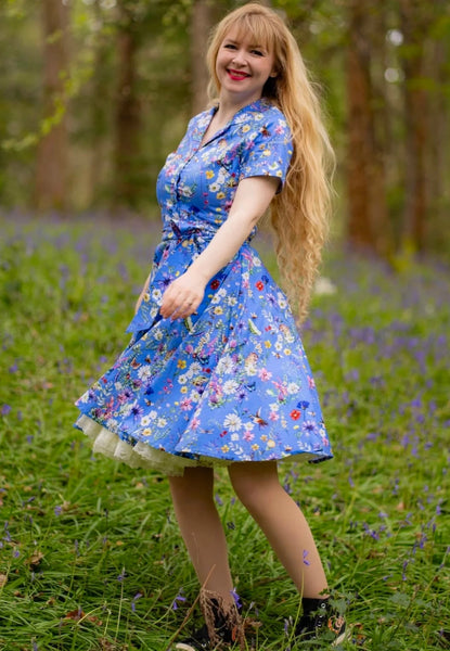 Wild Meadows Retro Shirt Dress