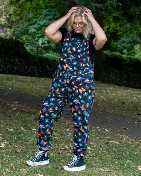 Rebel Romance PRIDE Bugs Stretch Dungarees
