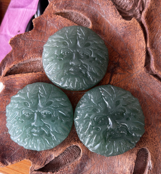 Aventurine Green Man