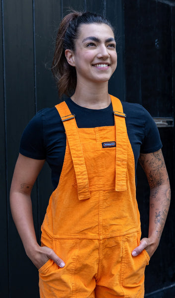 Neon Orange Dungarees