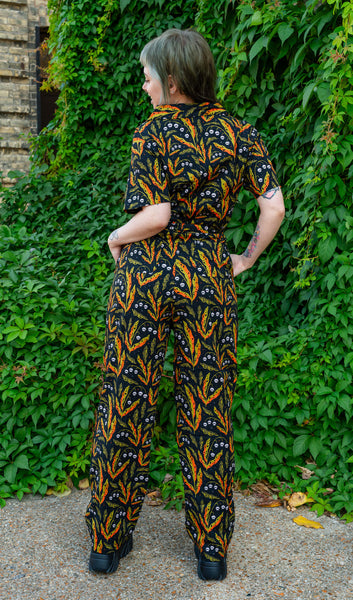 Poison Plants Jumpsuit - Clare Lewis and Run & Fly Collab