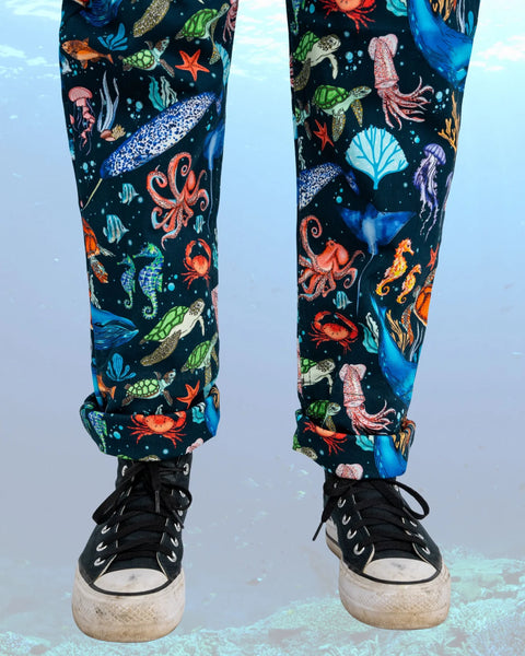 Run & Fly Ocean Stretch Twill Dungarees