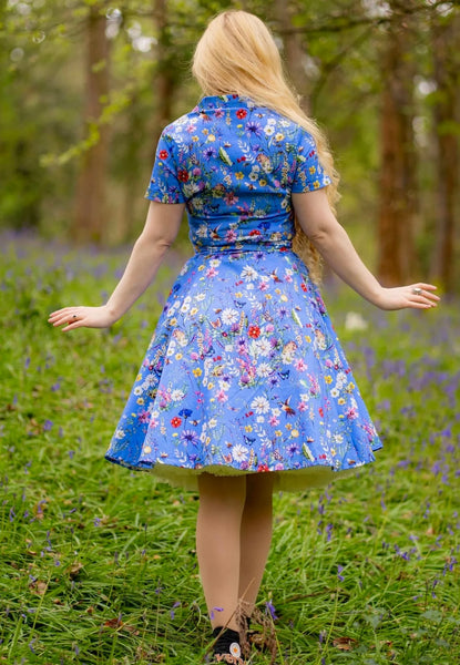 Wild Meadows Retro Shirt Dress