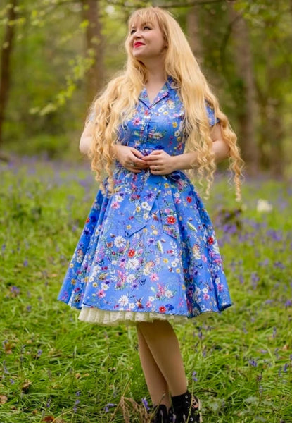 Wild Meadows Retro Shirt Dress